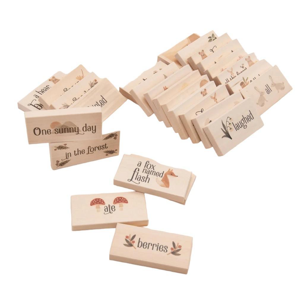 Blocks - Forest Tales Chip Blocks (Set of 32) by Uncle Goose