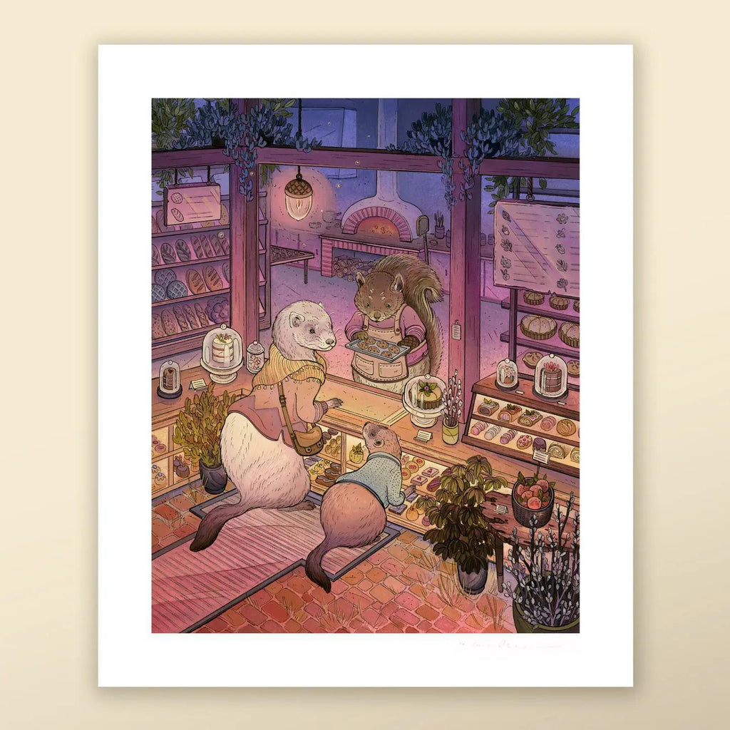Art Print - 10x12in - Baker's Den by Nimasprout
