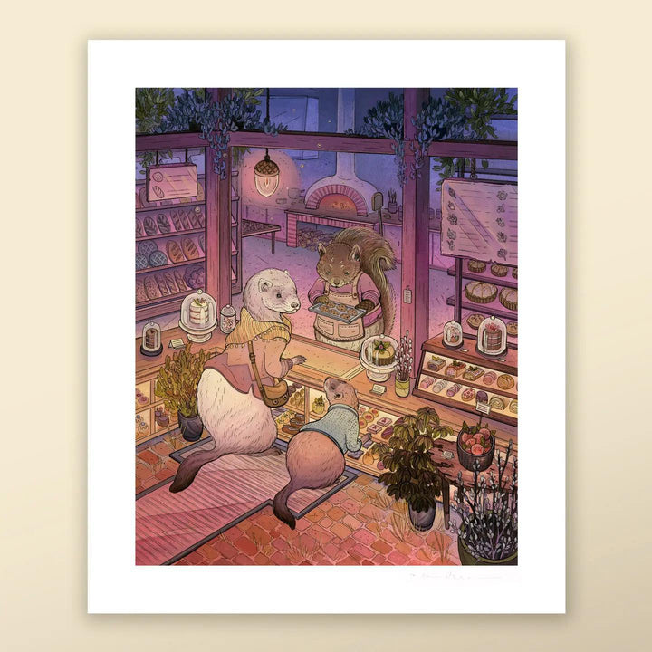 Art Print - 10x12in - Baker's Den by Nimasprout