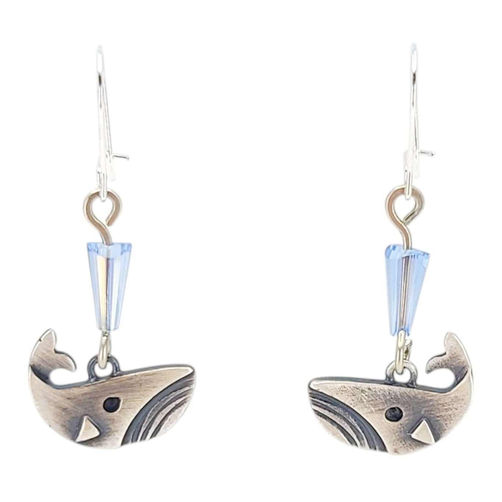 Earrings - Whale (Sterling) by Chickenscratch