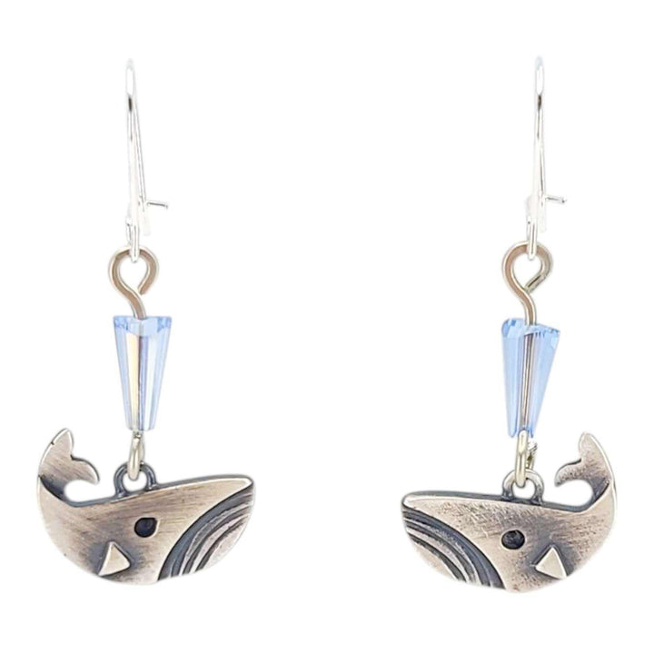 Earrings - Whale (Sterling) by Chickenscratch
