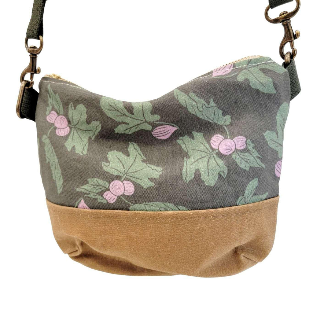 Bag - Small Cross-Body in Fig (Aubergine) by Emily Ruth Prints