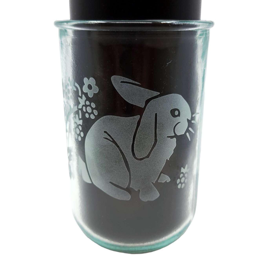 Recycled Glass Tumbler - Tall - Rabbit Rustic by Bread and Badger