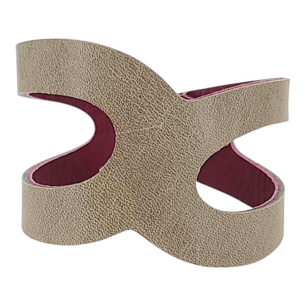 Cuff - Paisley Reversible (Cranberry Red and Gray Taupe) by Oliotto