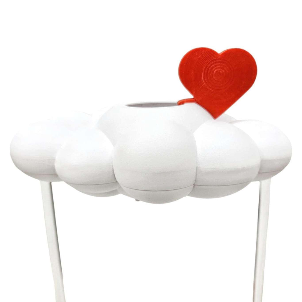 Cloud Accessory - Red Heart Charm by The Cloud Makers