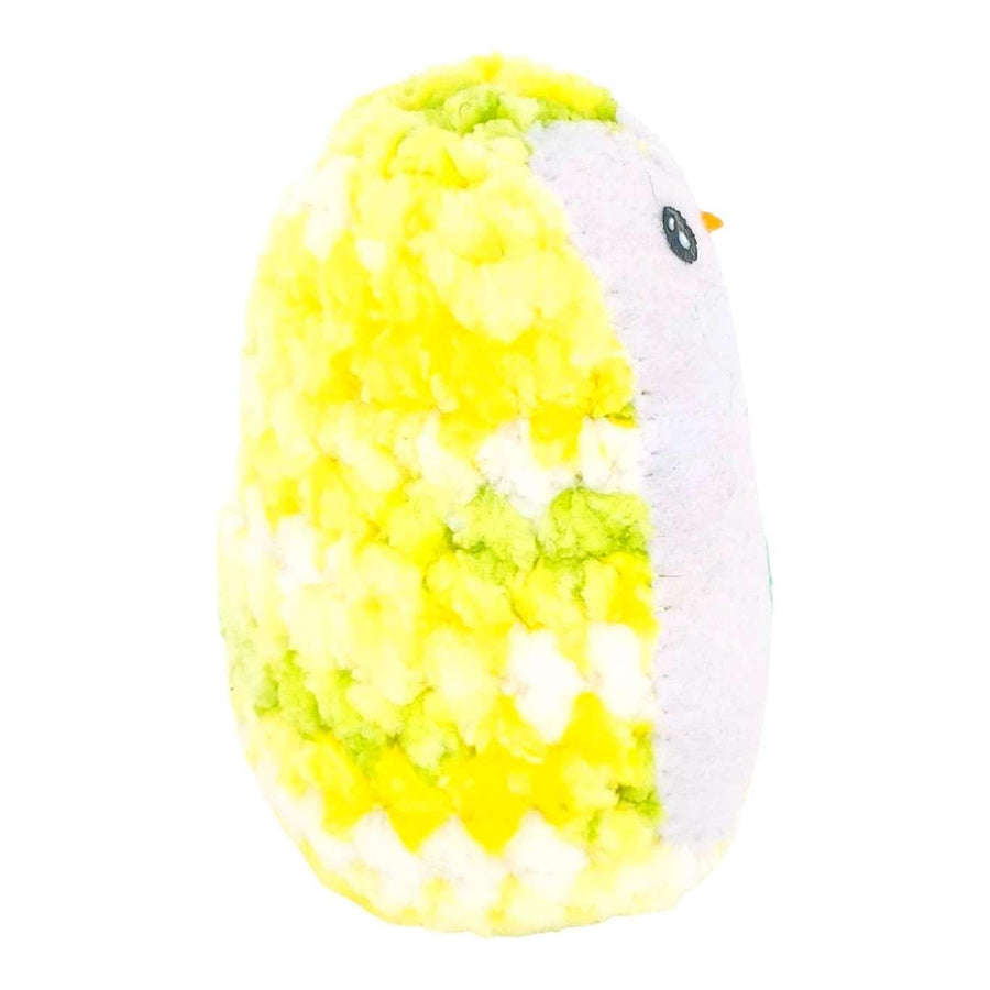 Plush Toy - Small Penguin (Lemon Lime with Aqua Heart) by Moyo Workshop, image 5 of 6
