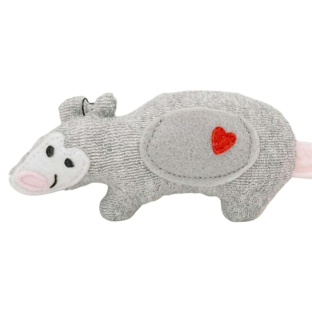 Ornament - Mini Plush (Opossum) by The Happy Groundhog Studio