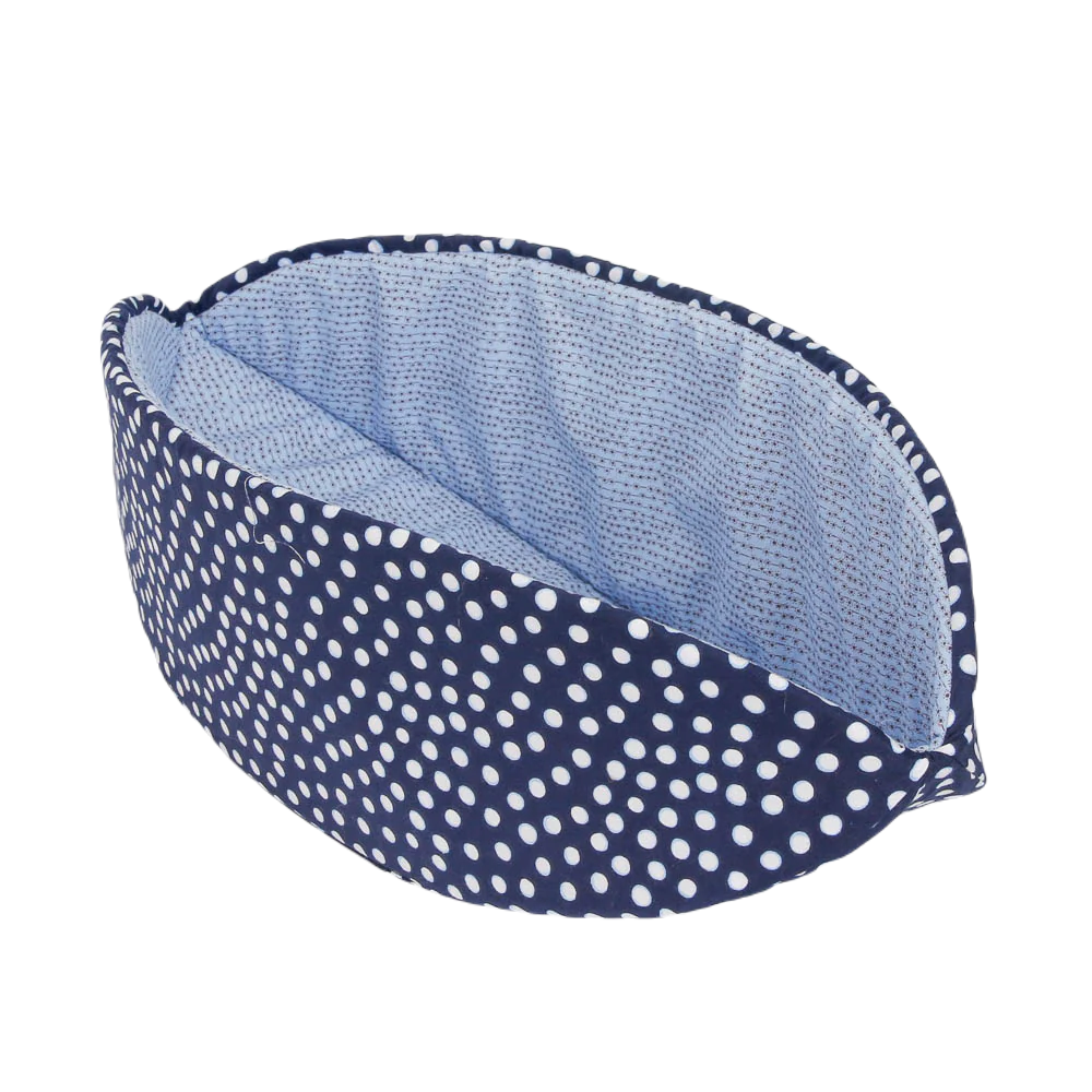 Regular The Cat Canoe - Indigo Dots with Blue Dot Lining by The Cat Ball