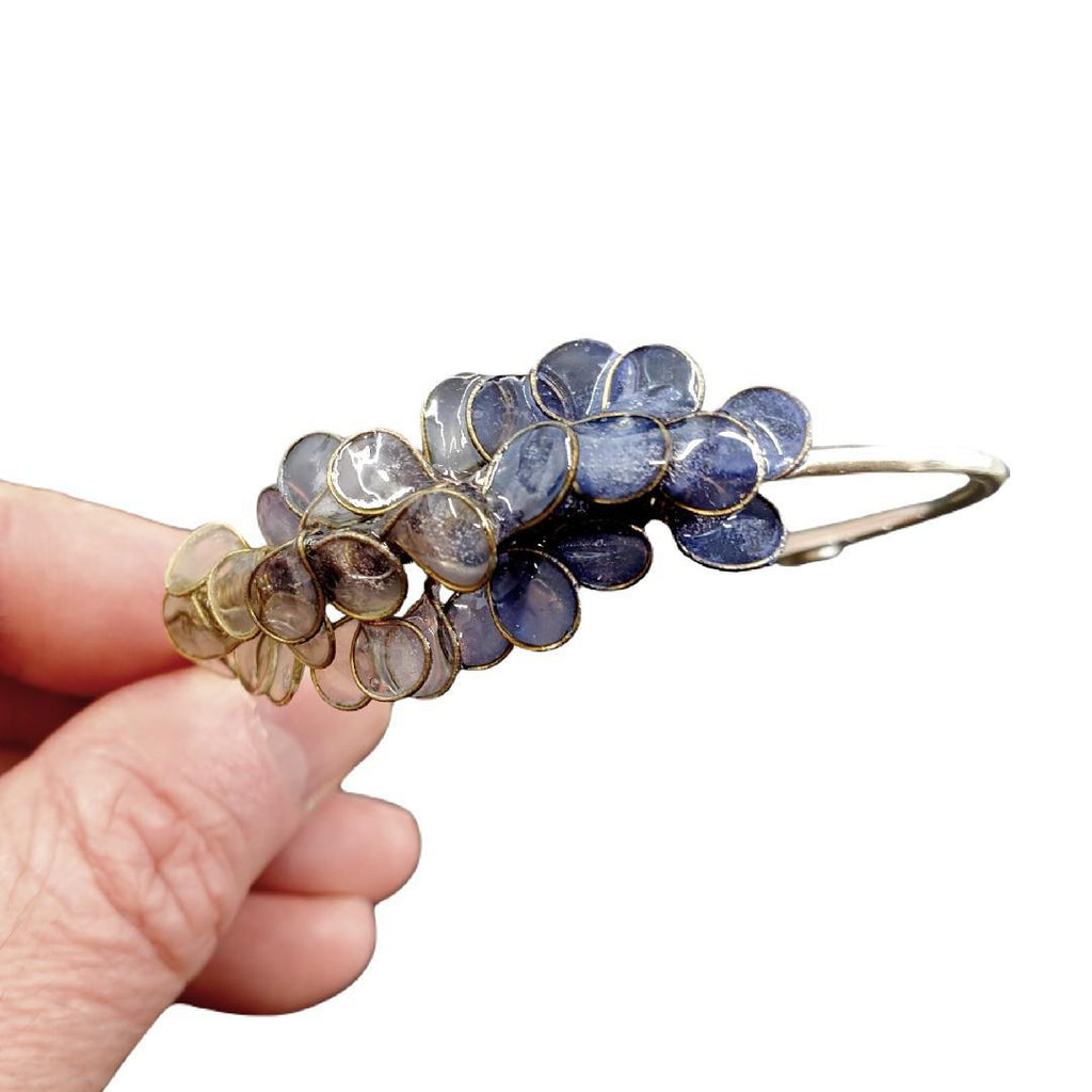 Bracelet - Indigo Petals Sterling Silver by Verso Jewelry