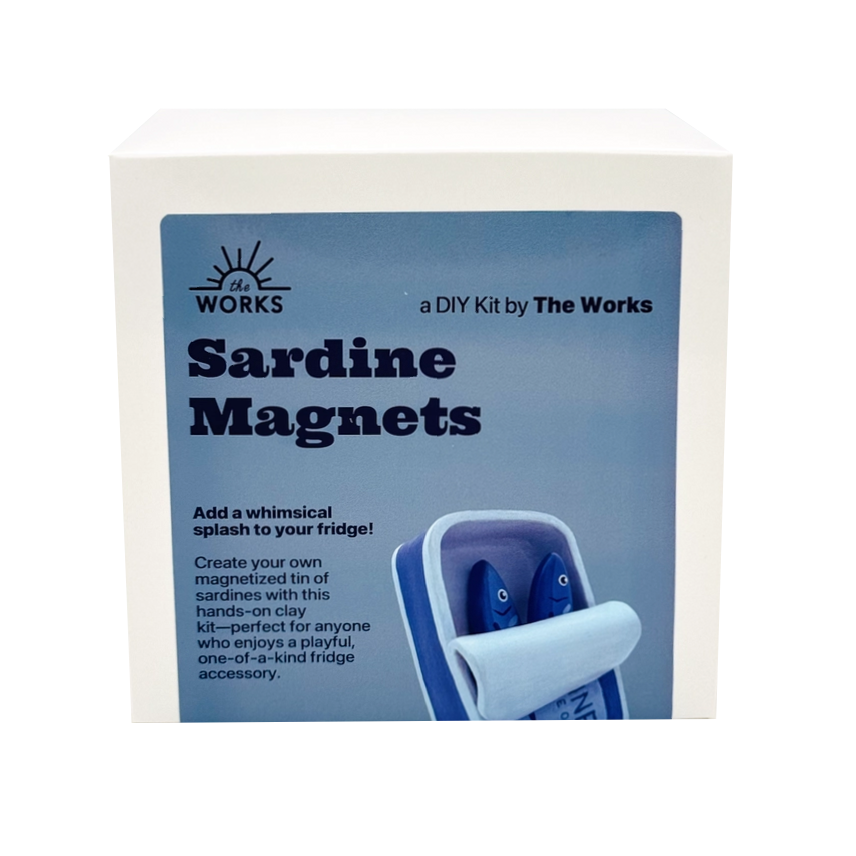 DIY Kit - Sardine Clay Magnets by The Works Seattle