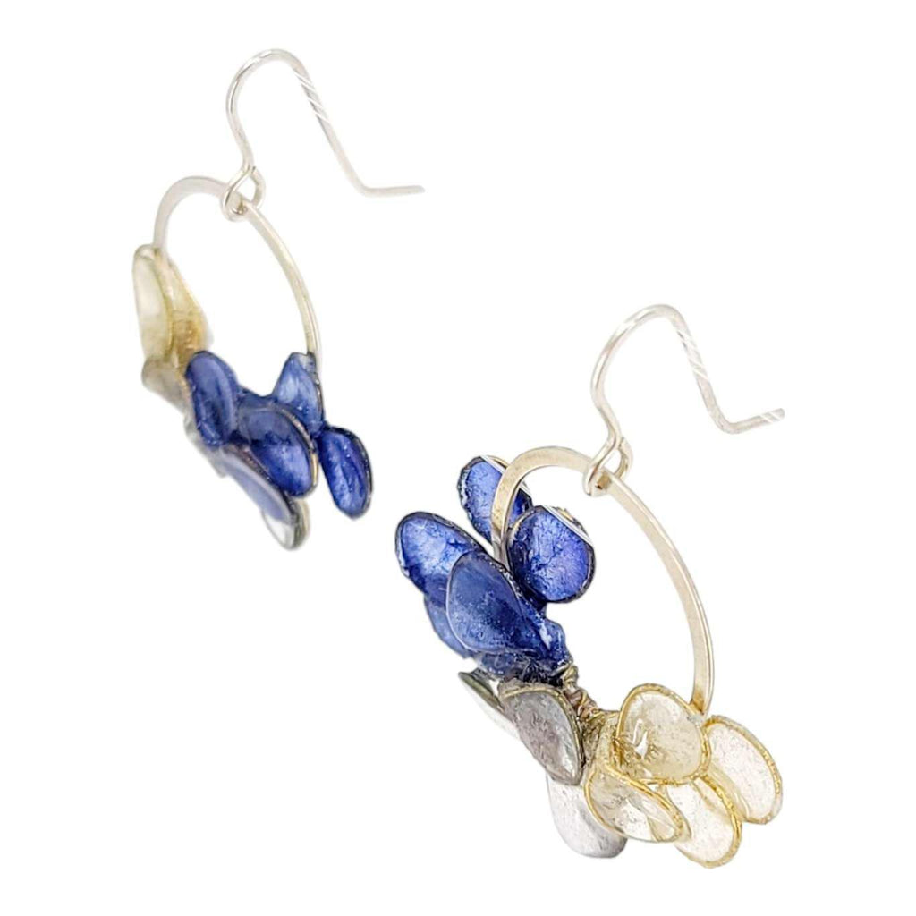 Earrings - Small Silver Laurel (Assorted Colors) by Verso