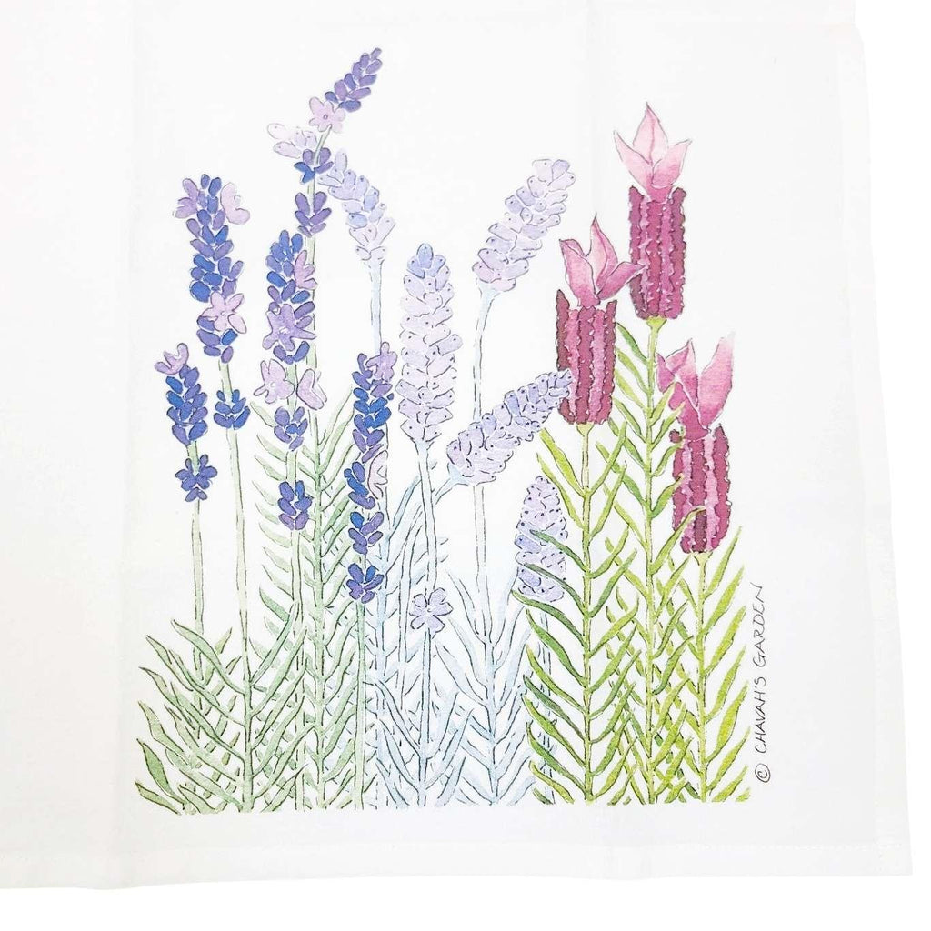 Tea Towel - Lavender by Chavah's Garden
