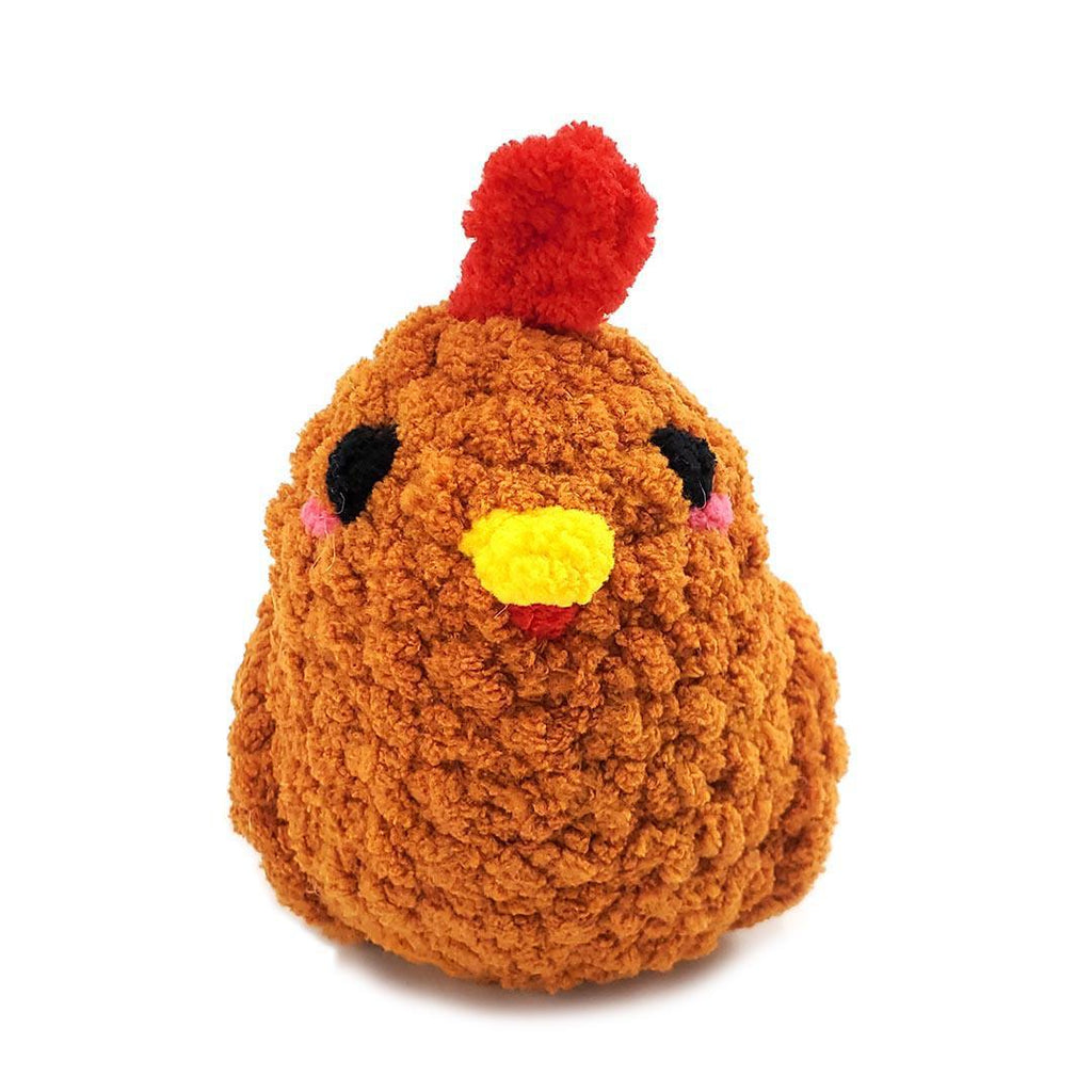 Plush Toy - Lil’ Hen (Rust) by Crittercrafts