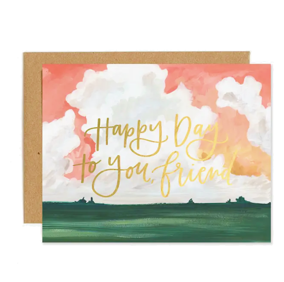 Card - Love & Friends - Happy Day Landscape by 1Canoe2