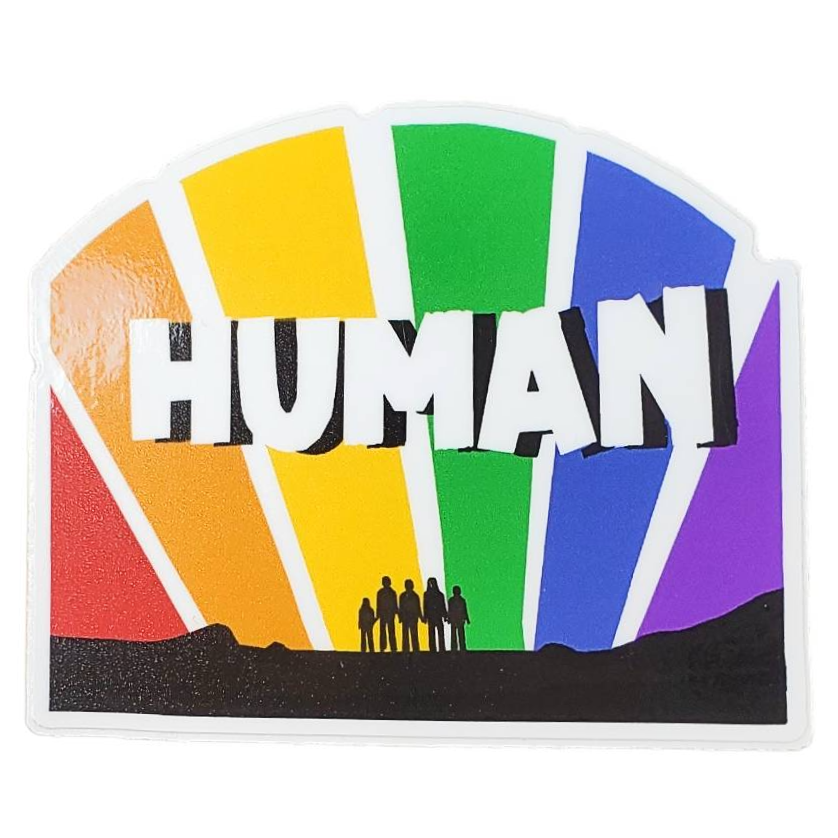 Sticker Vinyl - Human Rainbow by Tomato Tomato Creative