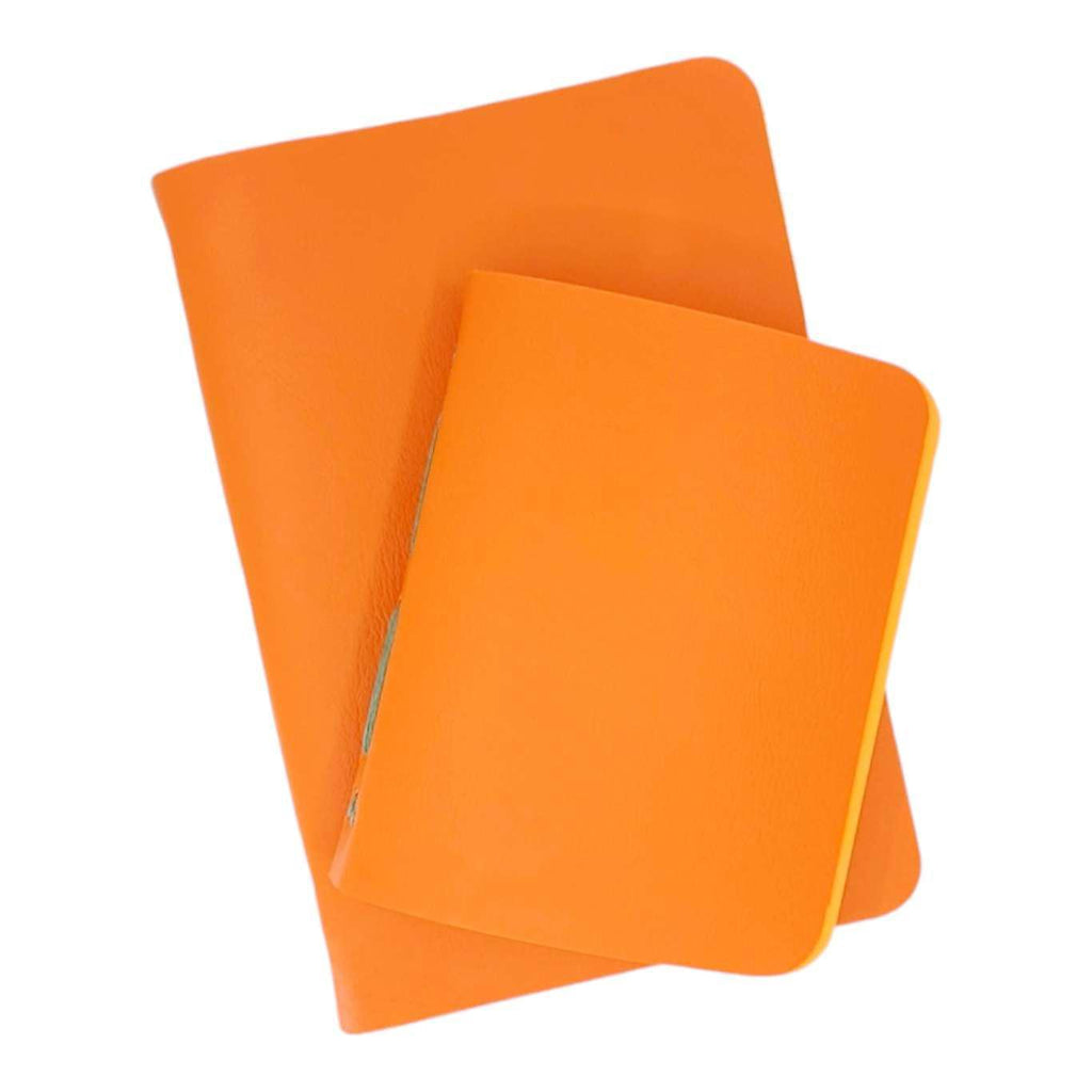 Journal - Orange Mixed Paper Notebook (Large or Small) by Original Brooks