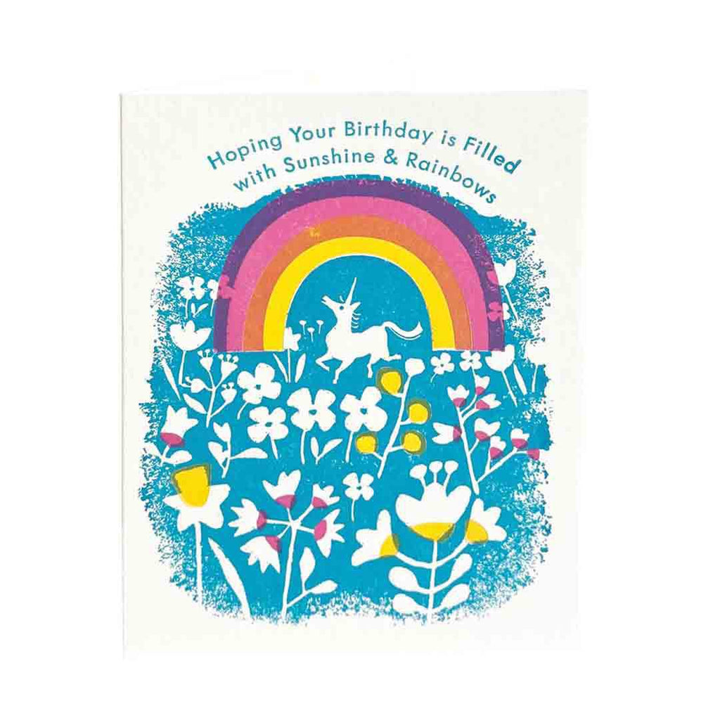 Card - Birthday - Sunshine and Rainbows Birthday by Ilee Papergoods