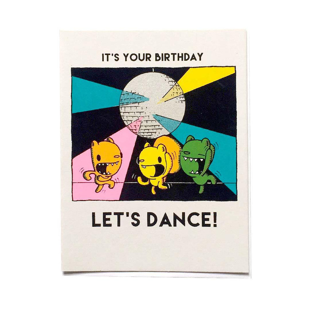 Card - Birthday - Let’s Dance by Everyday Balloons Print Shop