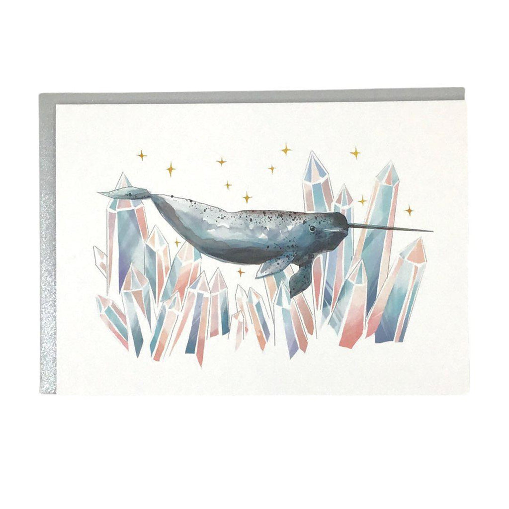 Card - Narwhal by Darcy Goedecke