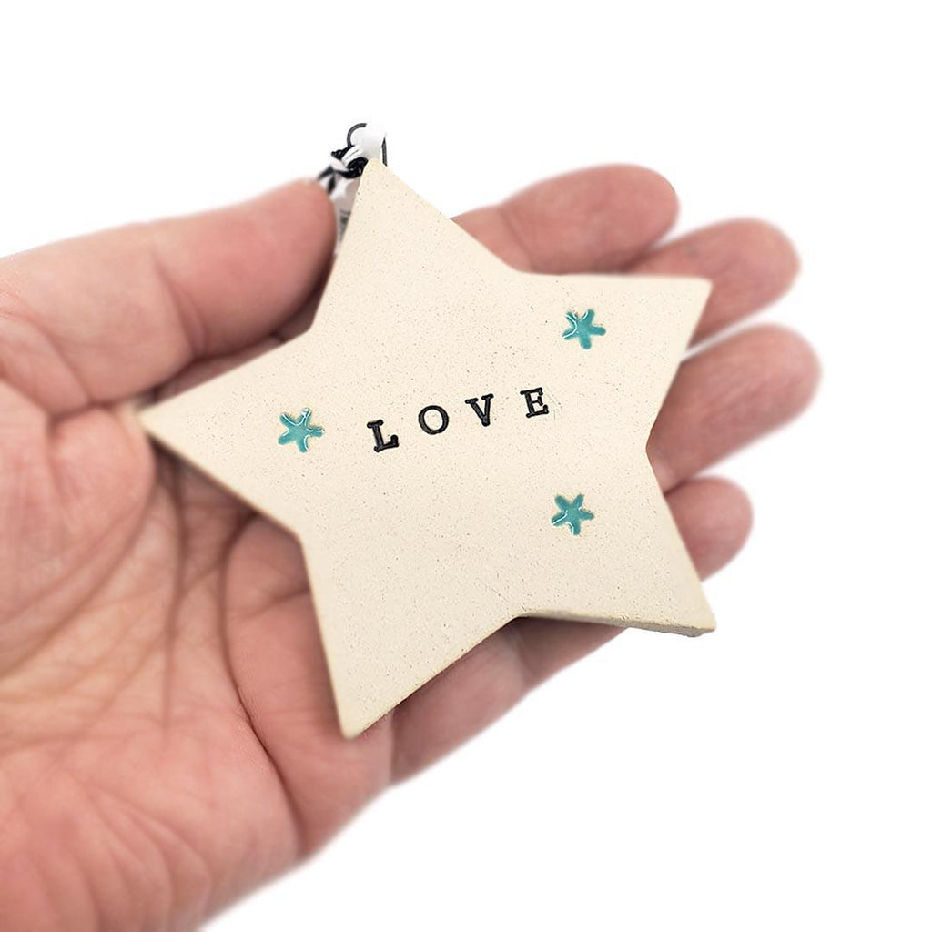 Ornaments - LOVE Starry Star (5 colors) by Tasha McKelvey