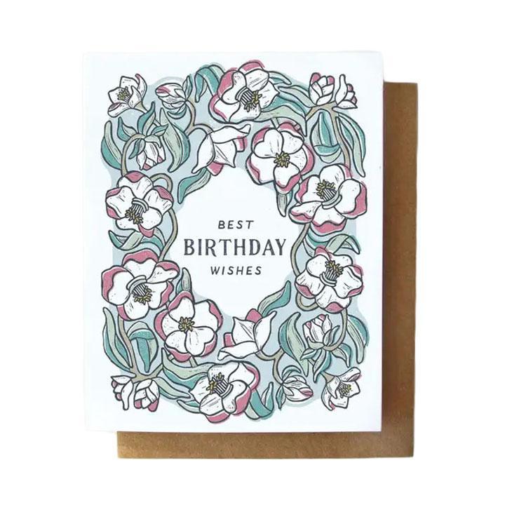 Card - Birthday - Hellebore Floral by Root and Branch Paper Co.