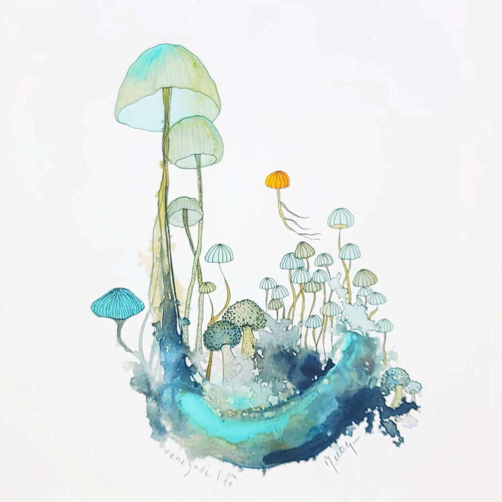 Art Print -  8.5 x11 Renegade Print by Melissa Moss Art