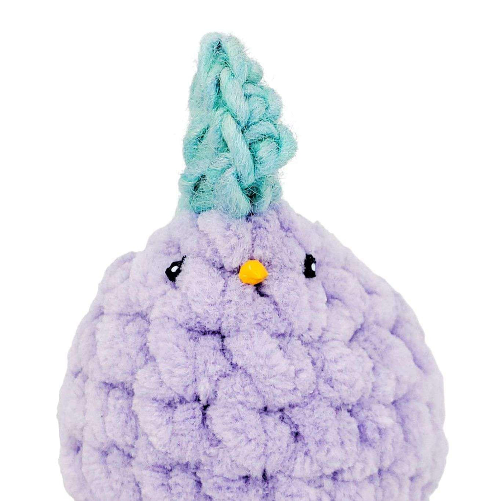 Plush Toy - Pocket Chicken (Light Purple) by Moyo Workshop