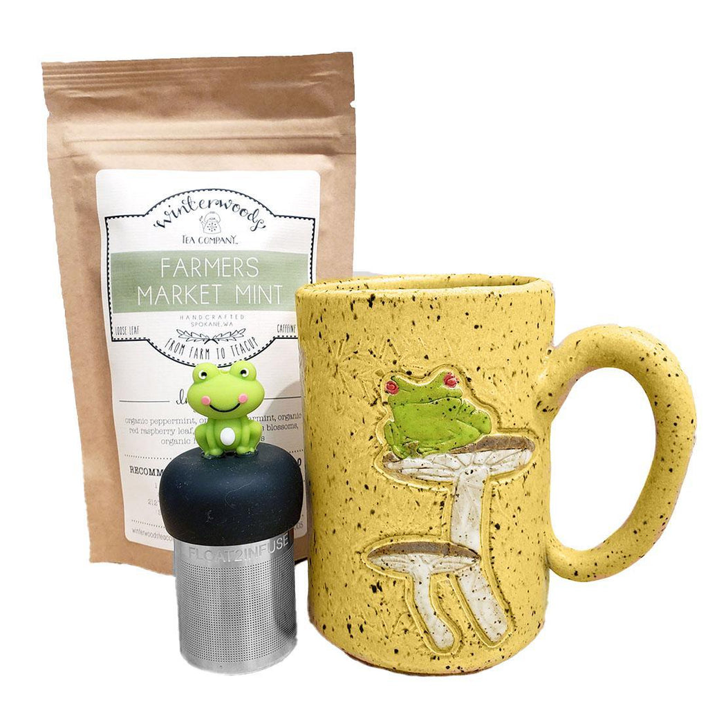 Gift Bundle - Frog Mug and Tea Infuser Set for Tea Lovers