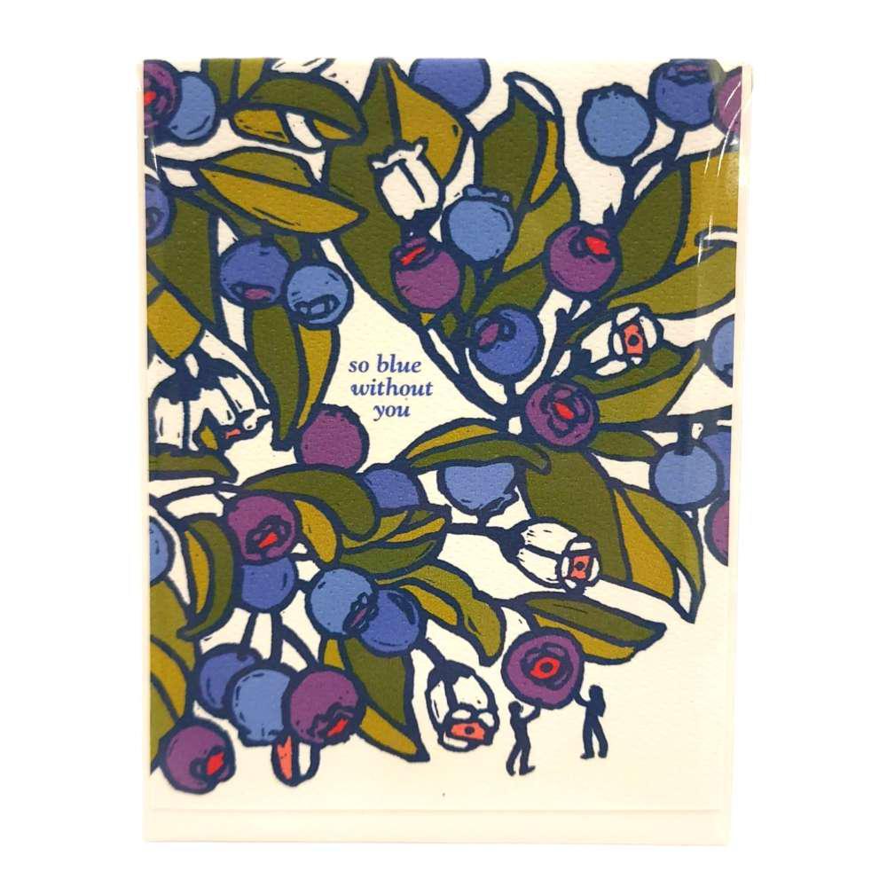 Card - Friendship - So Blue Without You by Little Green