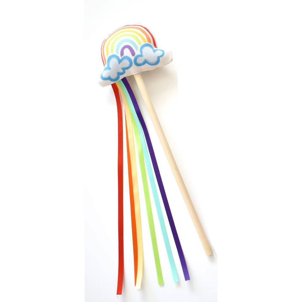 (30% Off) Wand - Rainbow Magic Ribbon Wand by So Handmade