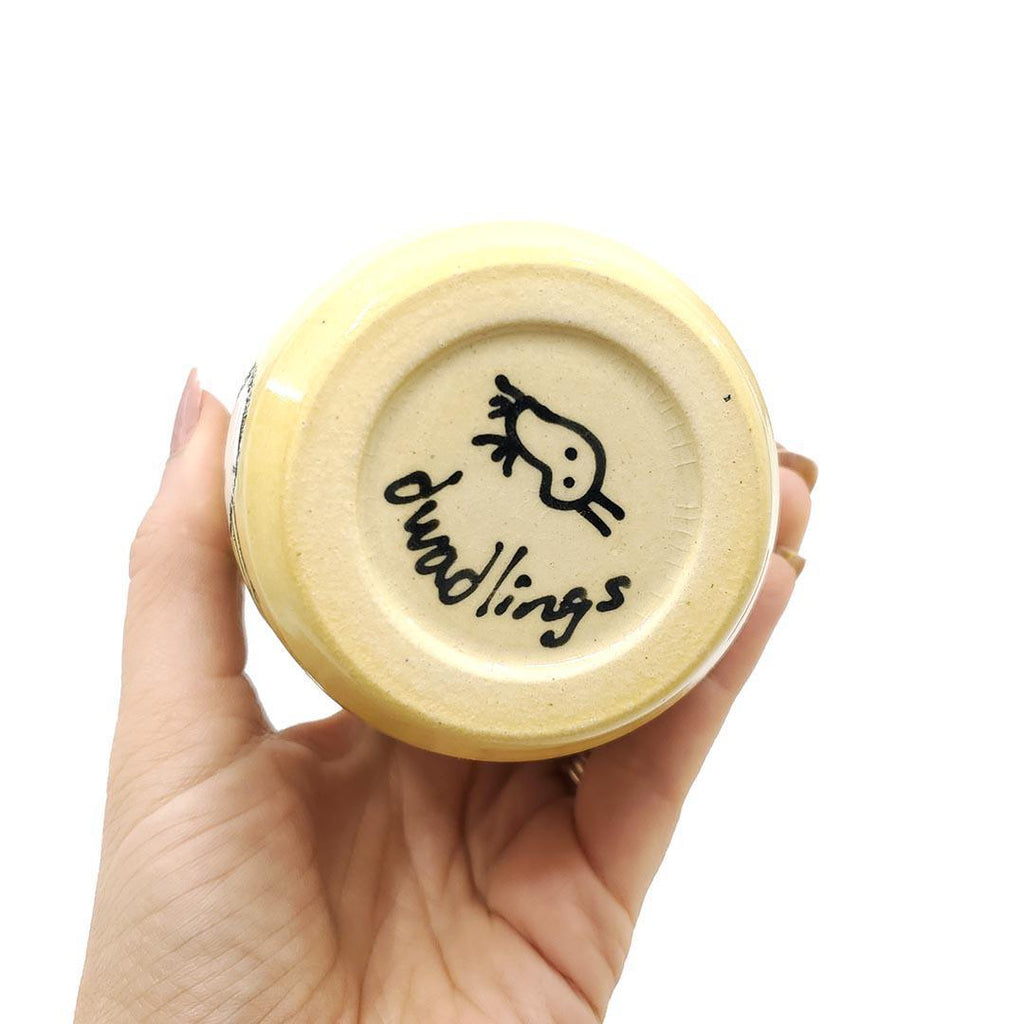 Tall Tumbler - 12 oz - Sketchy Duck by Dwadlings