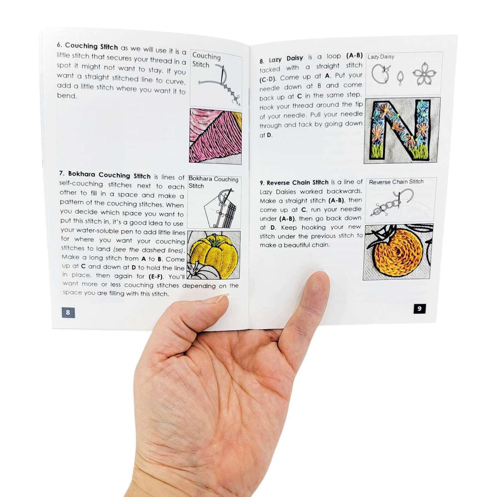 Embroidery Kit - Fiber Fluid Tote Bag by By Hand Craft Co