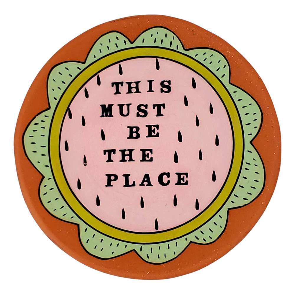 Ring Dish - 5in - This Must Be the Place (Assorted Colors) by Leslie Jenner Handmade
