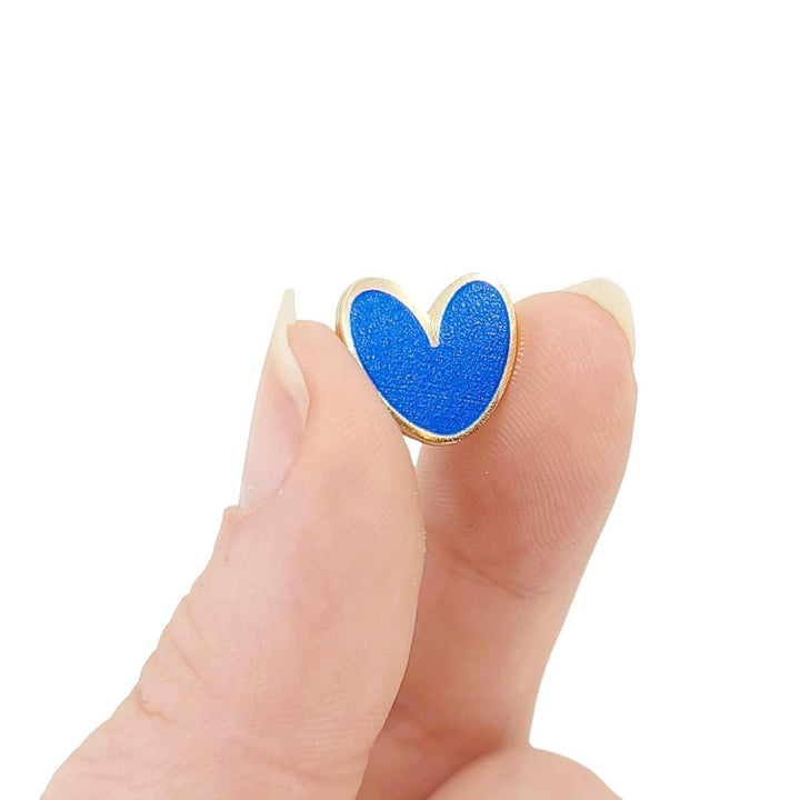 Enamel Pin - Mini Rainbow Hearts (set of 7) by The Gray Muse
