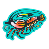 Sticker - Shrimp by Curlworks, image 1 of 2
