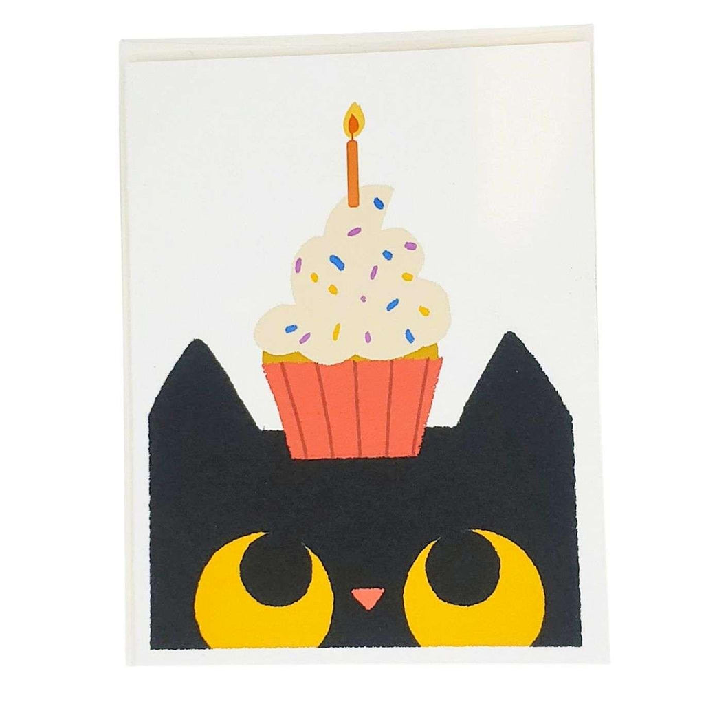 Card - Birthday - Cupcake Kitty by Kayan Pepper Co.