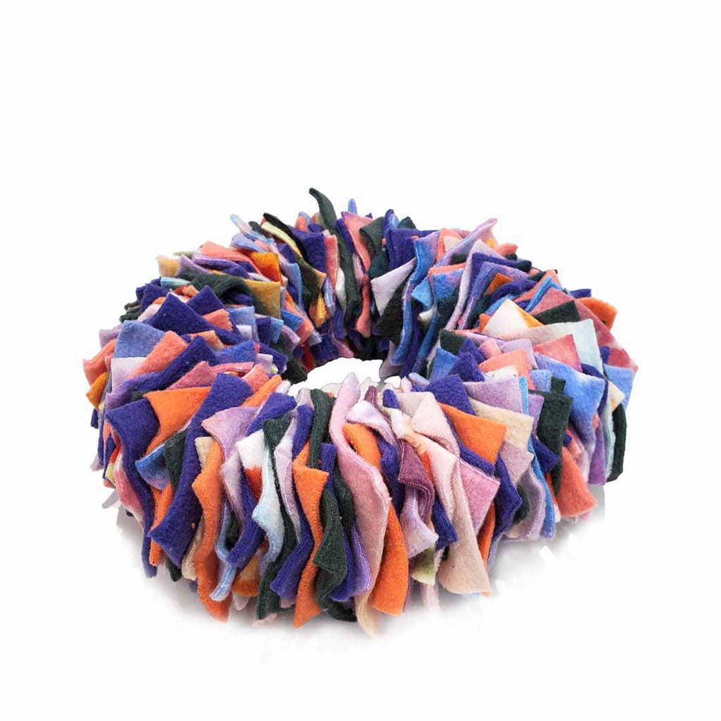 Pet Toy - Large 10in - Snuffle Donut (Purples) by Superb Snuffles