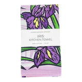 Tea Towel - Irises by Lauren Nishizaki, image 1 of 3