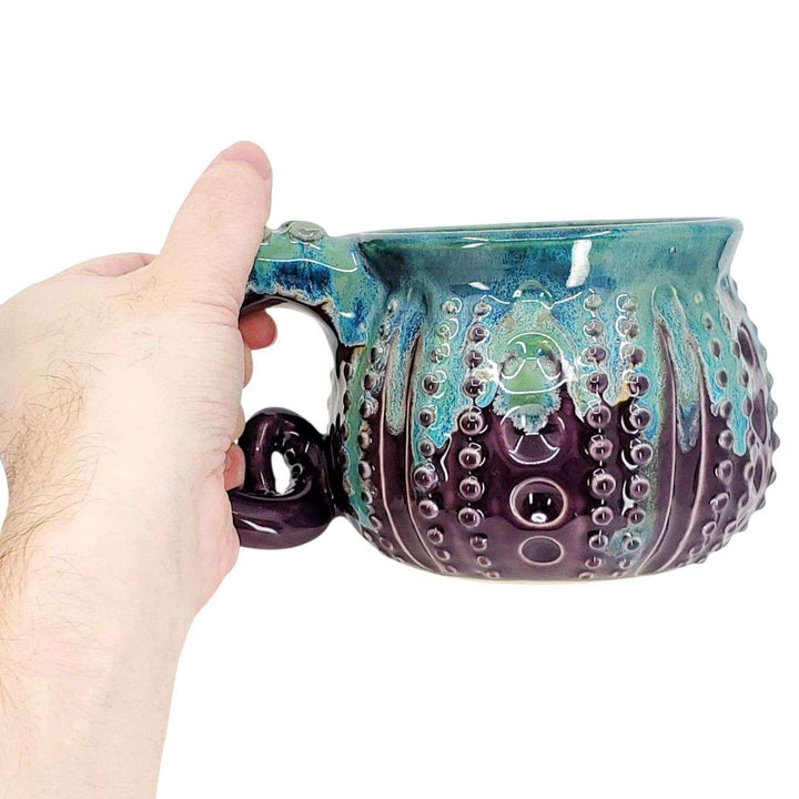 Mug - Octopus (Purple and Turquoise) by Beach Baby Ceramics