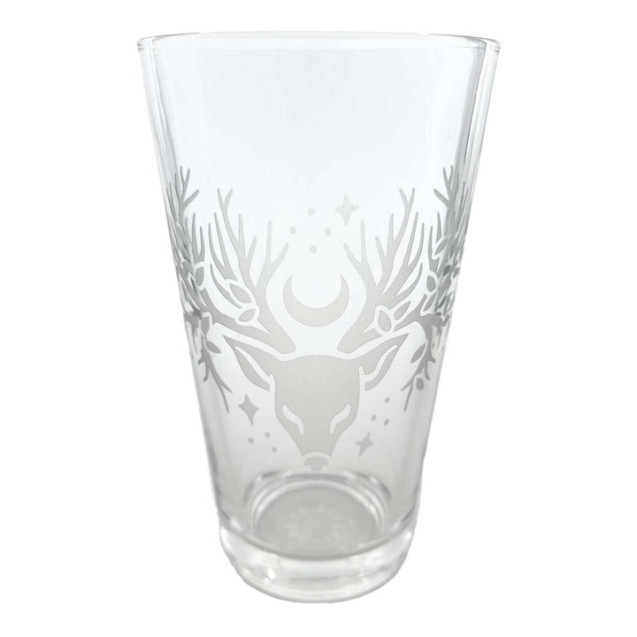 Pint Glass - Deer Tree by Bread and Badger