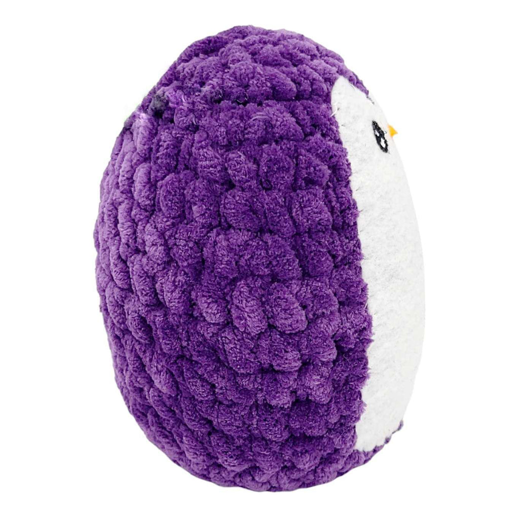 Plush Toy - Extra Large Penguin (Purple with Purple Heart) by Moyo Workshop