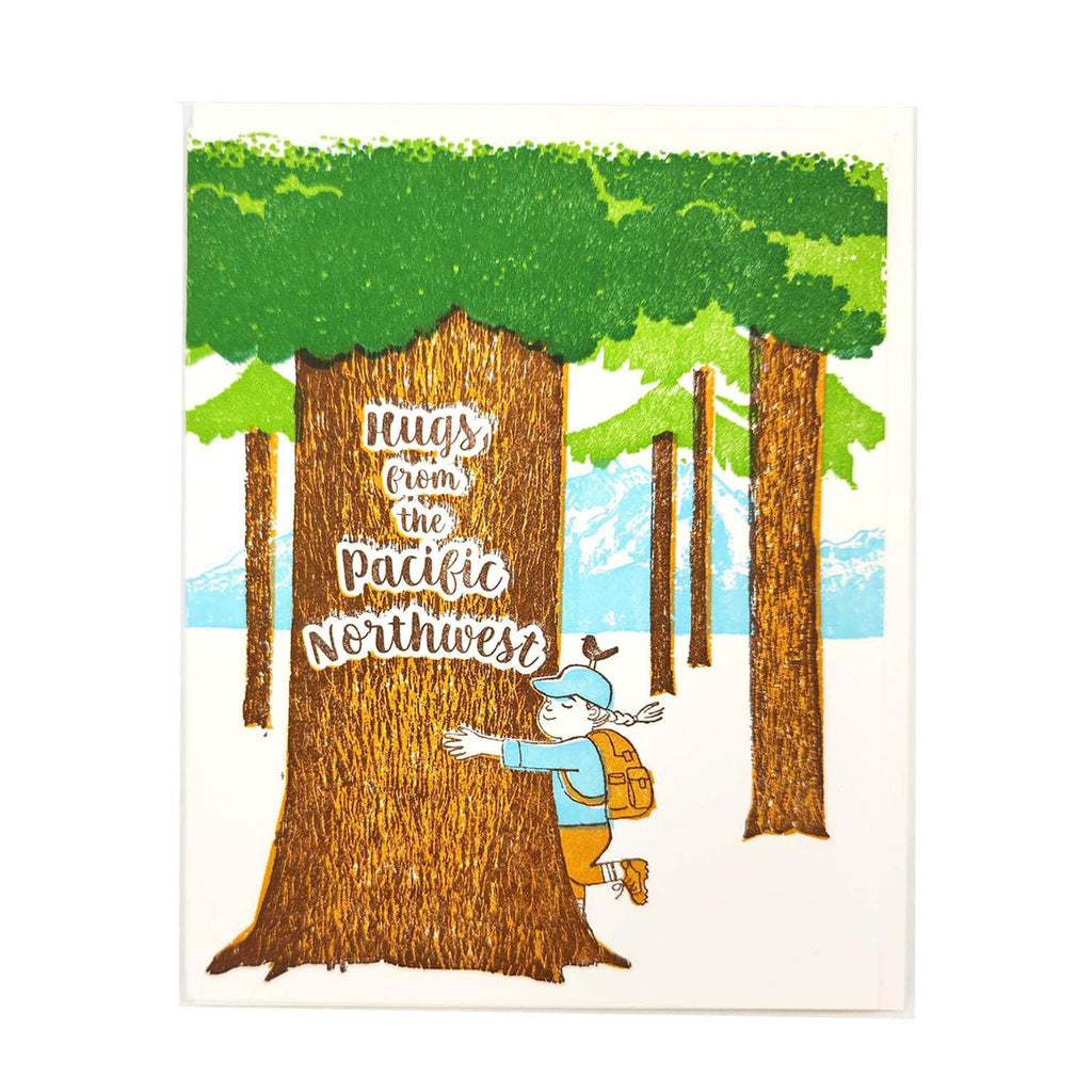 Card - Seattle - Hugs from the PNW by Ilee Papergoods