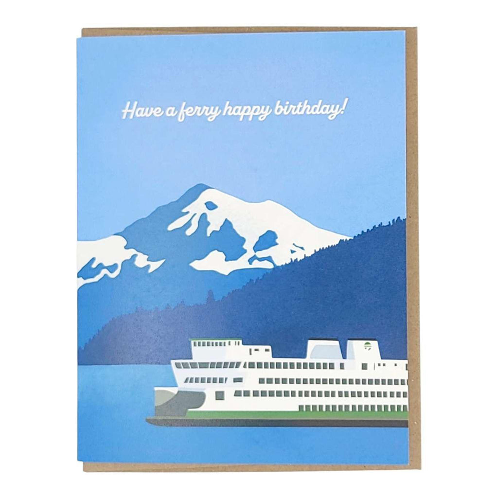 Card - Birthday - Ferry Happy Birthday by Orange Twist