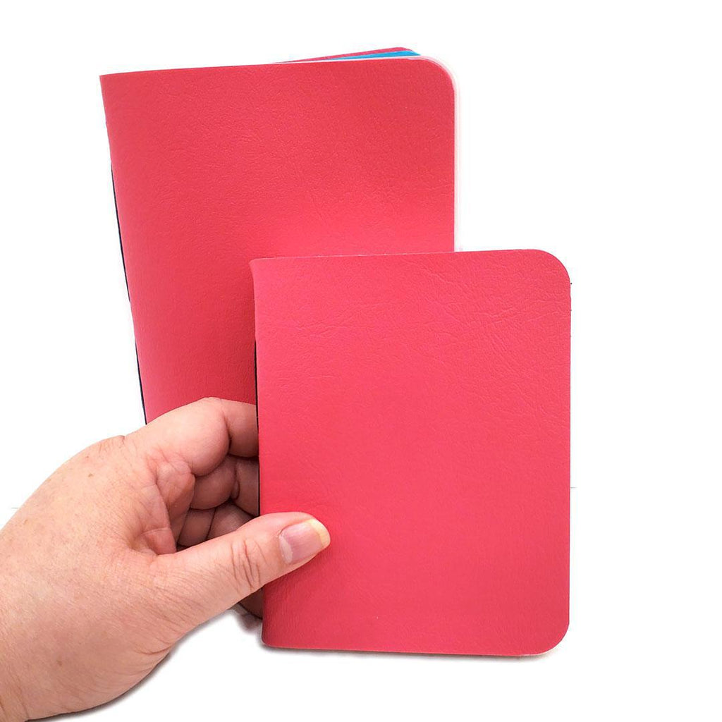 Journal - Pink Mixed Paper Notebook (Large or Small) by Original Brooks