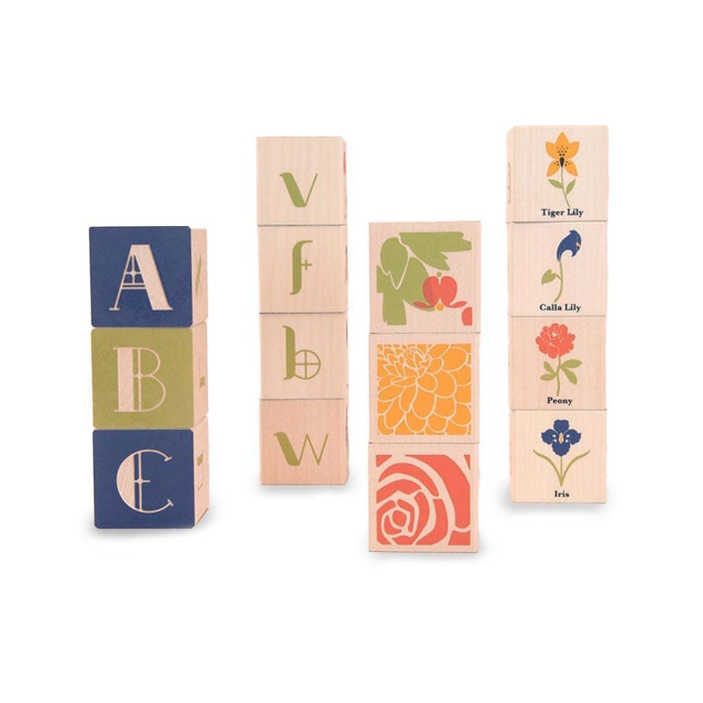 Blocks - Flowers (Set of 14) by Uncle Goose