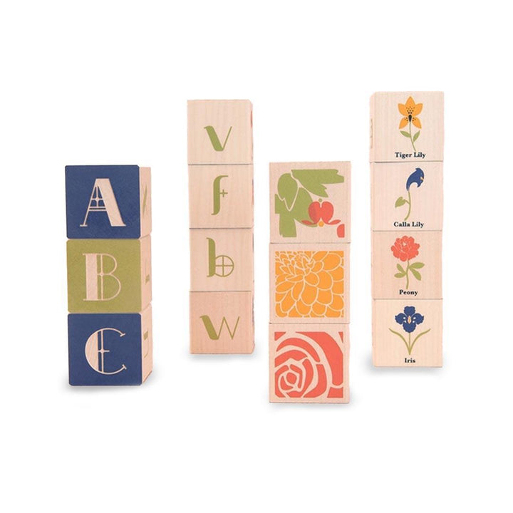 Blocks - Flowers (Set of 14) by Uncle Goose