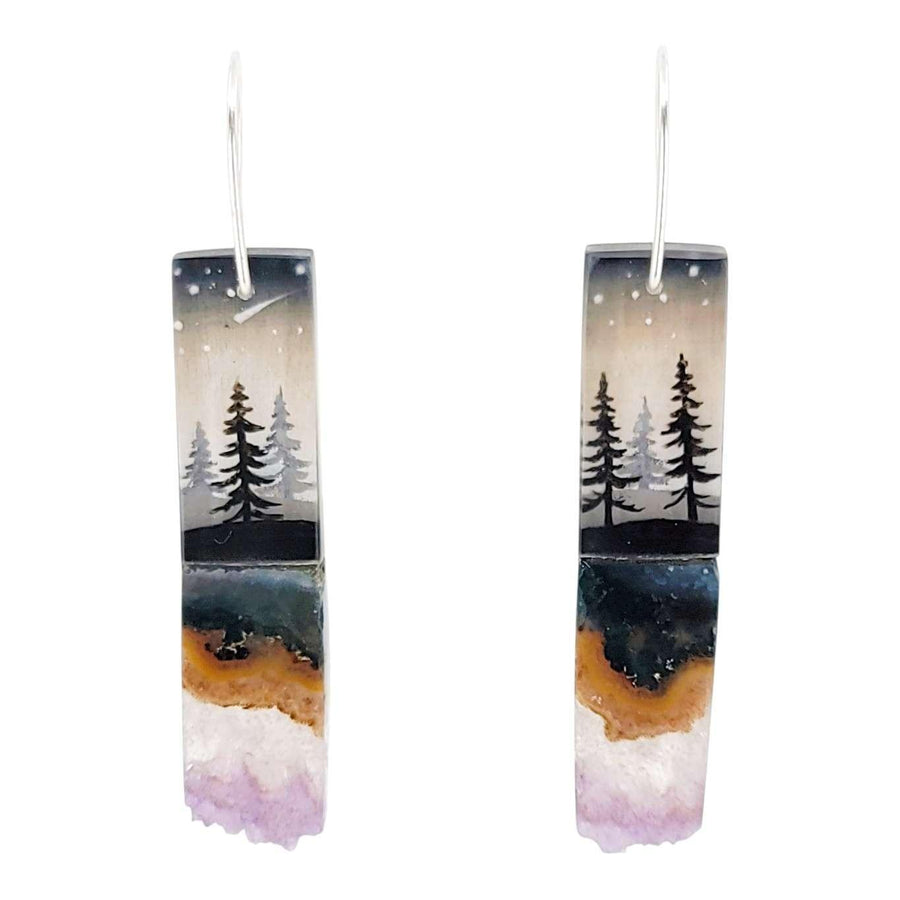 Earrings - Crystal Forest Drops by Fernworks, image 7 of 7