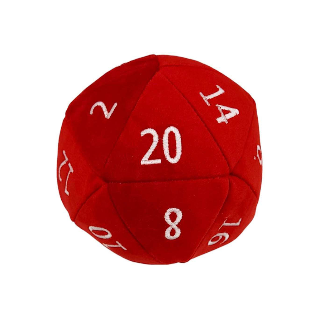 Plush - Small D20 in Assorted Pinks and Reds by Saving Throw Pillows