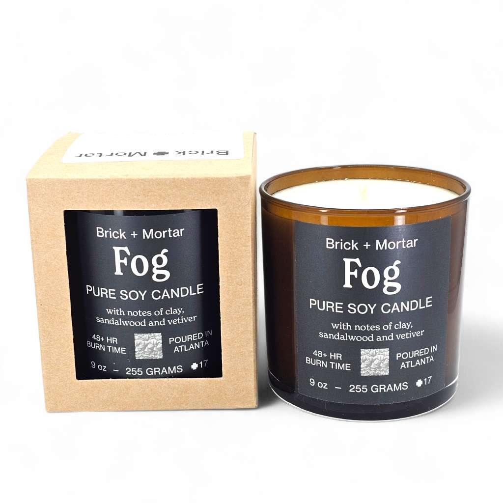 Candle 9oz - Fog by Brick + Mortar