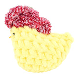 Ornament - Plush Pocket Chicken with Bell (Yellow - Assorted) by Moyo Workshop, image 7 of 9